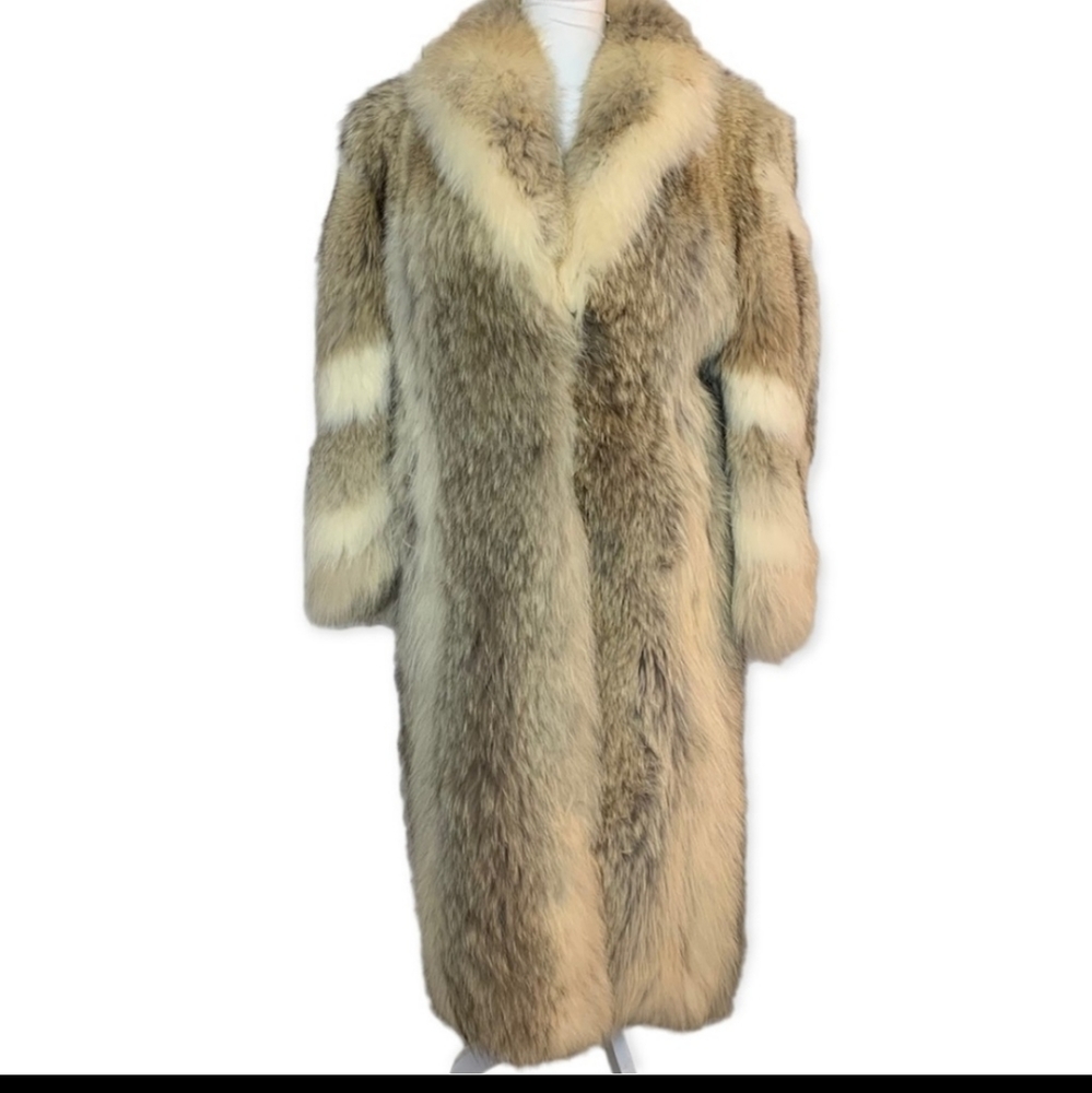Coyote fur coat